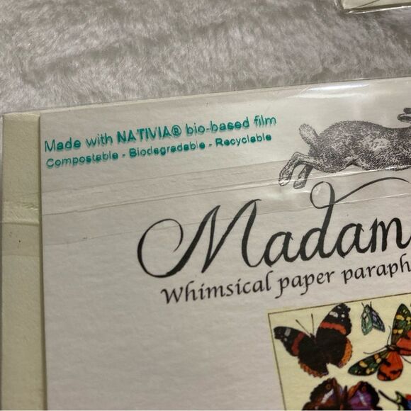 Madame Treacle Lot 3 Blank Greeting Cards Butterflies Print Vintage Collection - Picture 9 of 9
